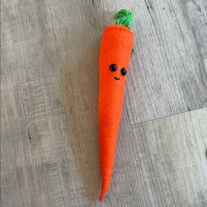 Lucy Sparrow felt carrot